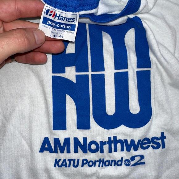 Hanes | Shirts | Hanes 8s Portland Oregon Radio Am Nw Vtg T Shirt ...
